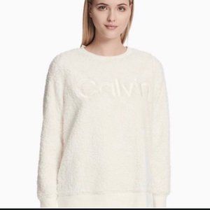 Calvin Klein Performance Sherpa Logo Sweatshirt